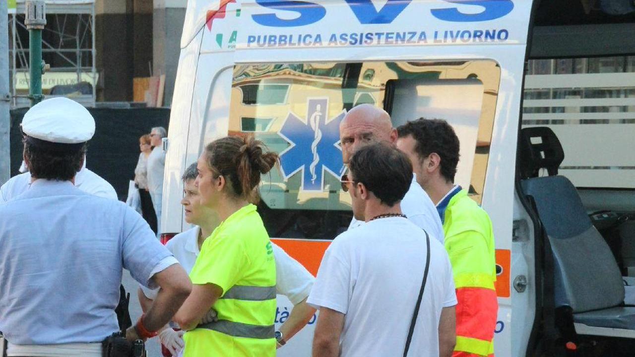 Soccorsi in piazza Grande della Svs (foto d'archivio)