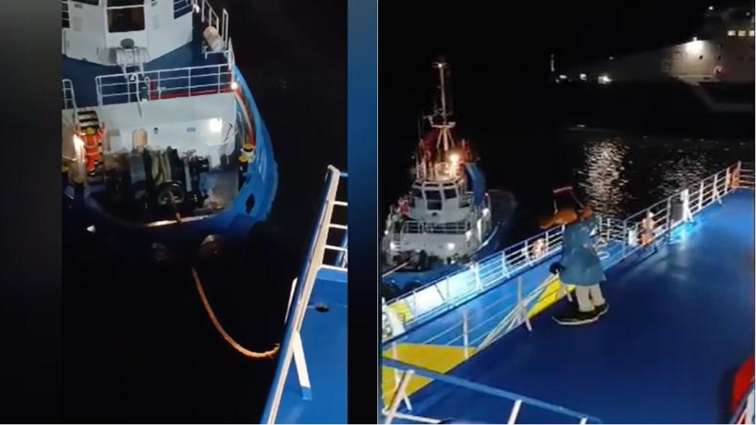 Moby Zaza alla deriva per un black out, la rabbia dei passeggeri