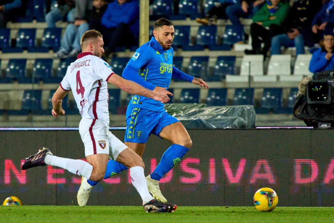 
	Un'azione del match contro il Torino (foto Juri Autovino)

