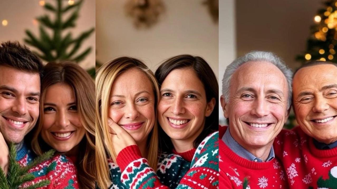 “A Natale puoi”, gli abbracci con l’intelligenza artificiale fanno fare pace a vip e politici: il video è virale