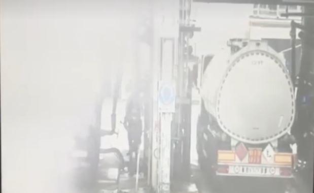 
	Un fermo immagine del video ripreso dalle telecamere interne

