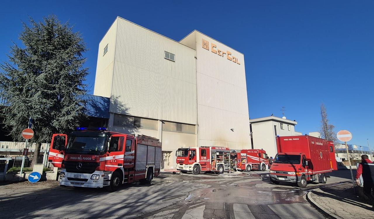 
	I vigili del fuoco alla Cercol di Sassuolo

