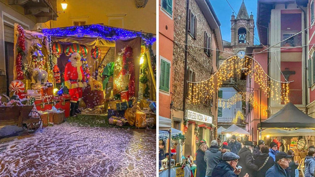 Il villaggio natalizio nel borgo di Terricciola (Foto: Comune di Terricciola)