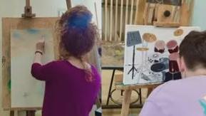 La pittura a olio con la professoressa Rosa Barrilli