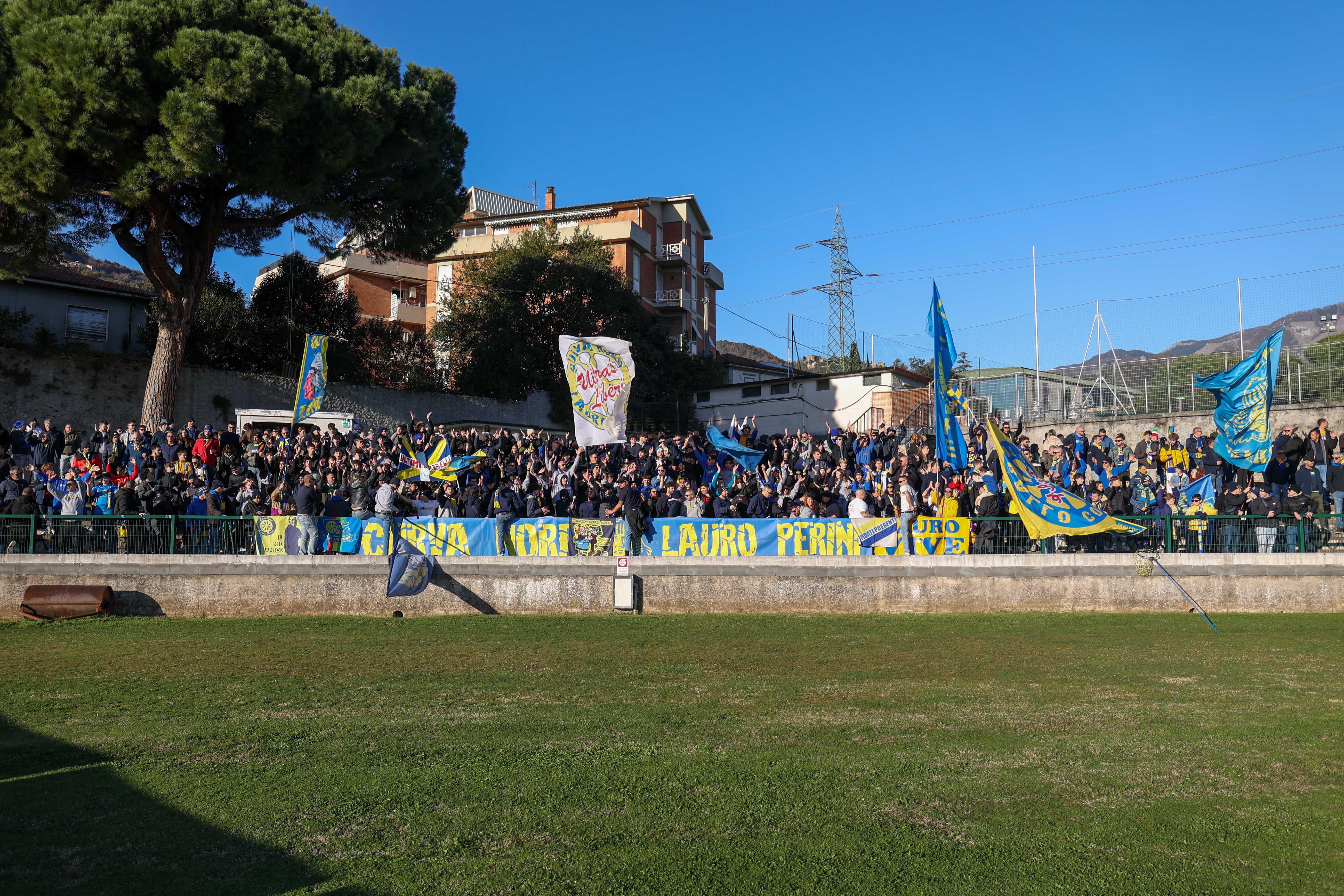 Un’immagine della Curva Nord