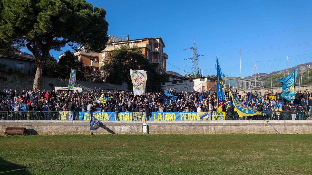 Un’immagine della Curva Nord