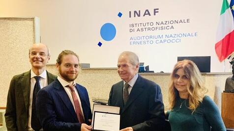 Un momento della cerimonia