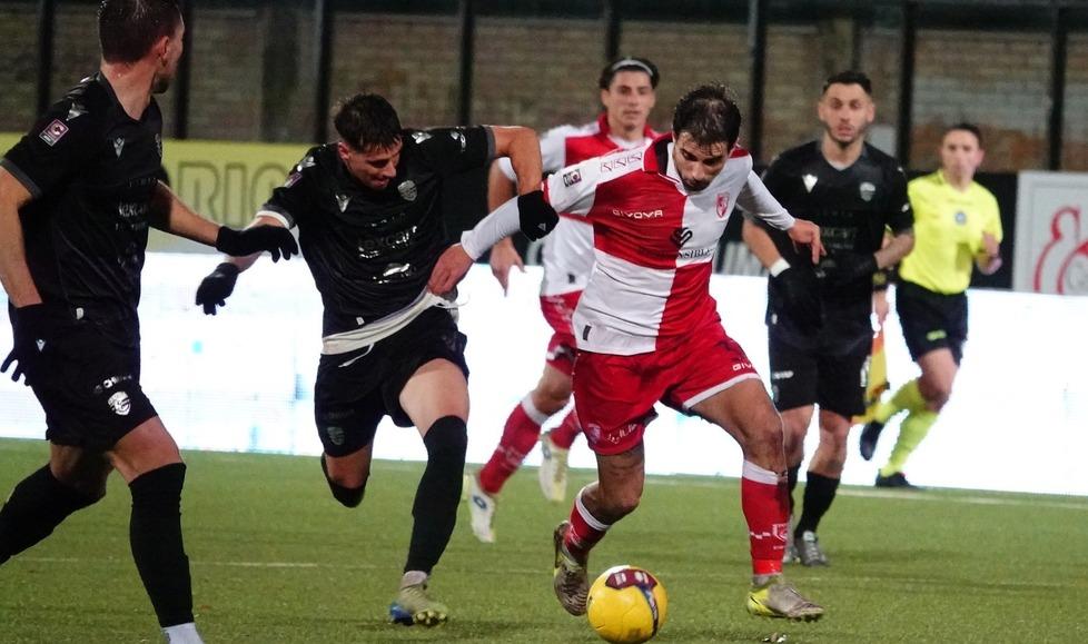 
	Un duello in Rimini-Carpi (foto Carpi calcio)

