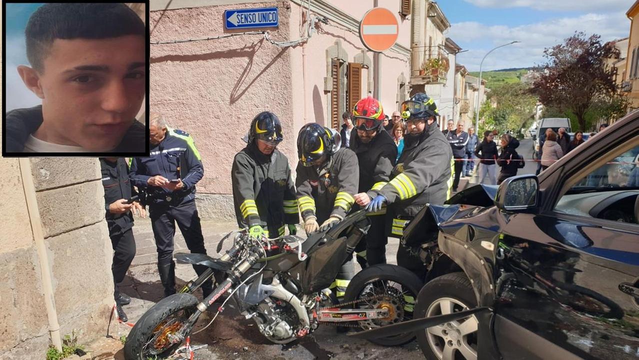 Il luogo dell'incidente a Ittiri e la vittima Sebastiano Pasquarelli 