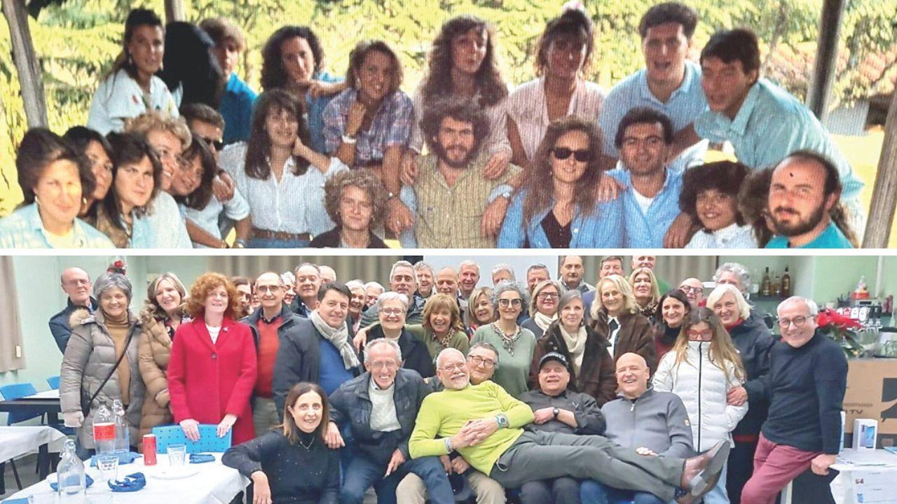 Il gruppo prima e dopo