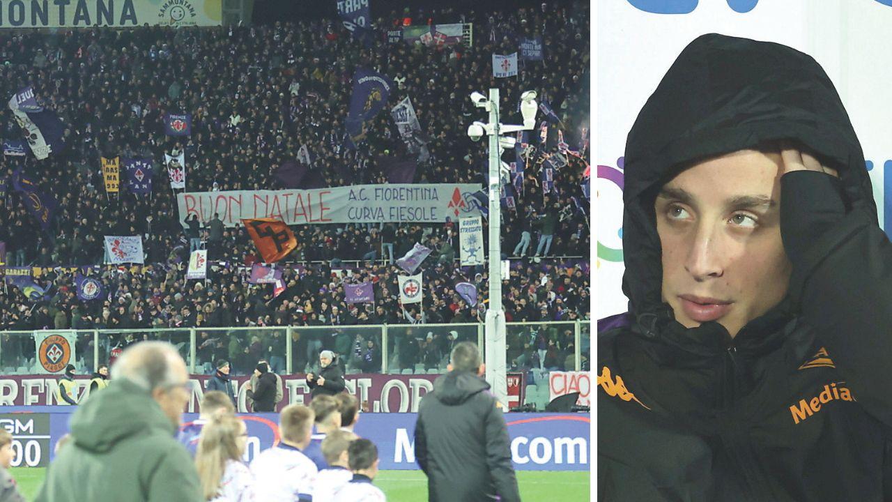 I tifosi viola e il giocatore