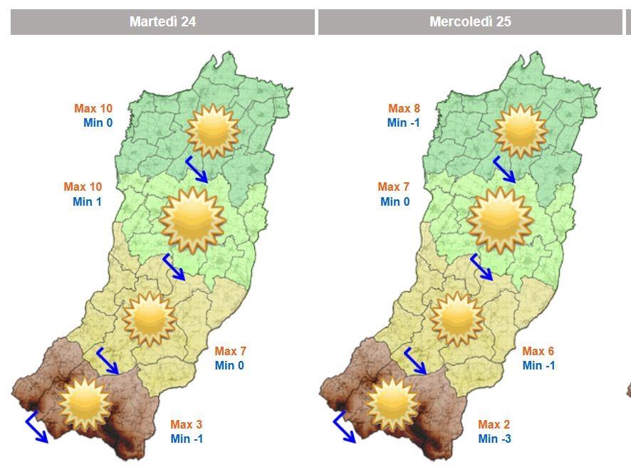 Il Meteo a Reggio Emilia per le feste di Natale: ecco che tempo farà