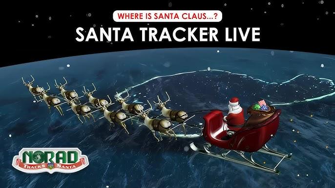 Norad Santa tracker, segui Babbo Natale in diretta nel suo viaggio intorno al mondo