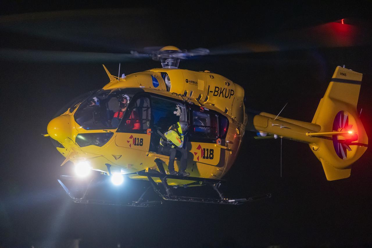 
	L'elisoccorso &egrave; intervenuto sul luogo della tragedia

