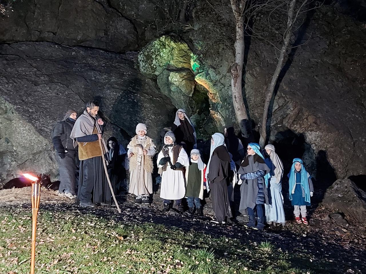 
	I bambini protagonisti nel presepe vivente di Varana

