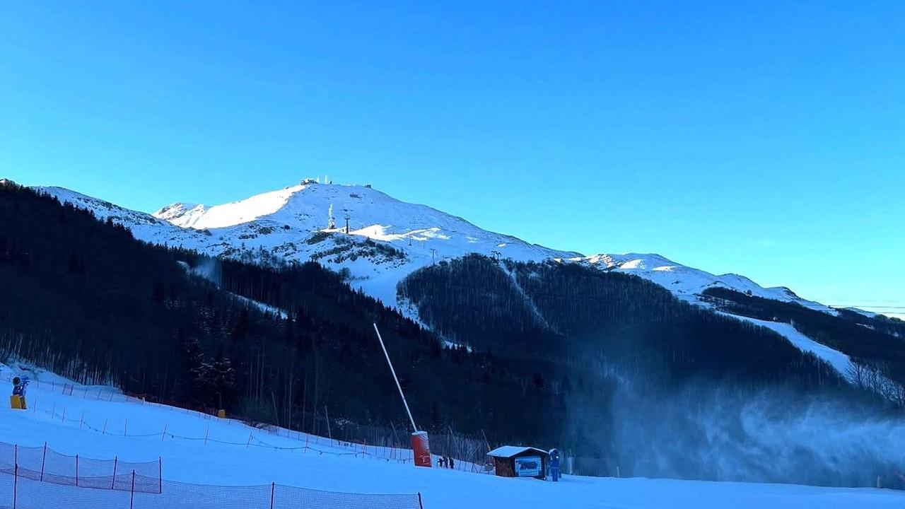 Il Cimone innevato (foto CimoneSci)
