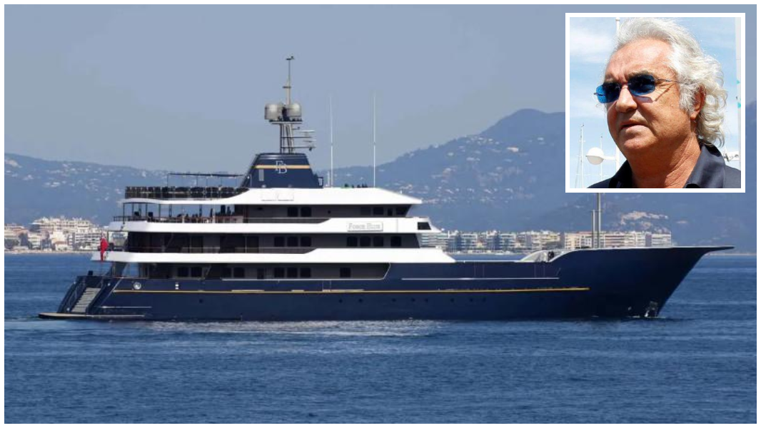 Flavio Briatore contro i giudici: vuole 12,6 milioni di euro per lo yacht Force Blue