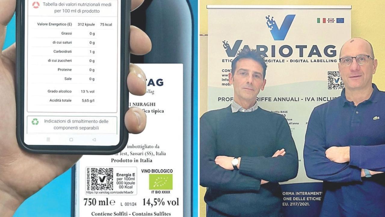 Da un’azienda sassarese le etichette a norma Ue per le bottiglie dei vini