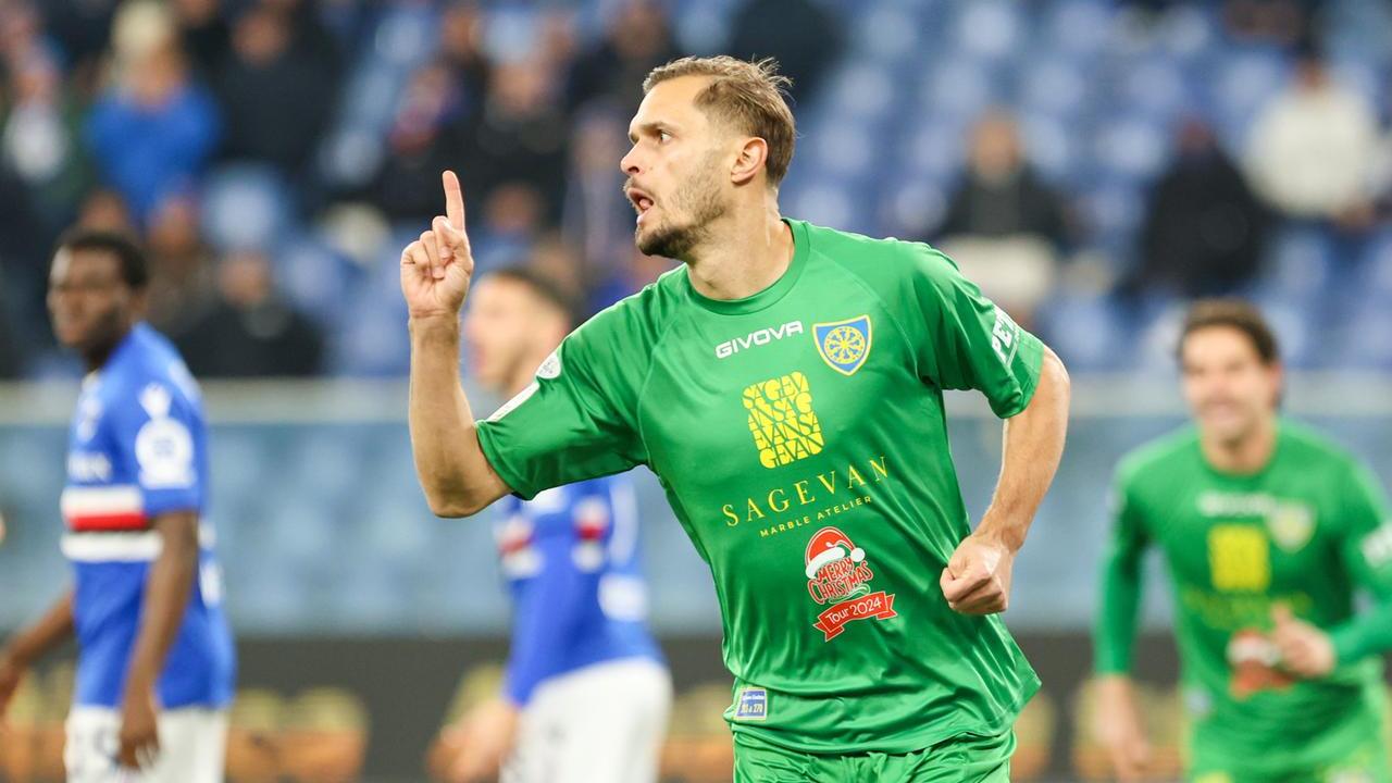 L'esultanza di Finotto