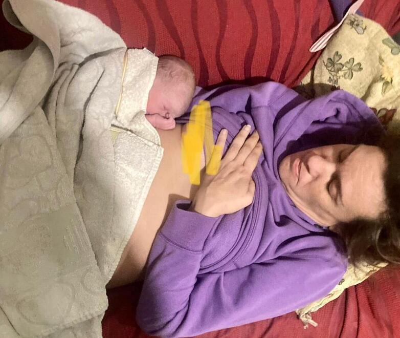 Pontelangorino, Bryan nasce sul divano di casa la vigilia di Natale