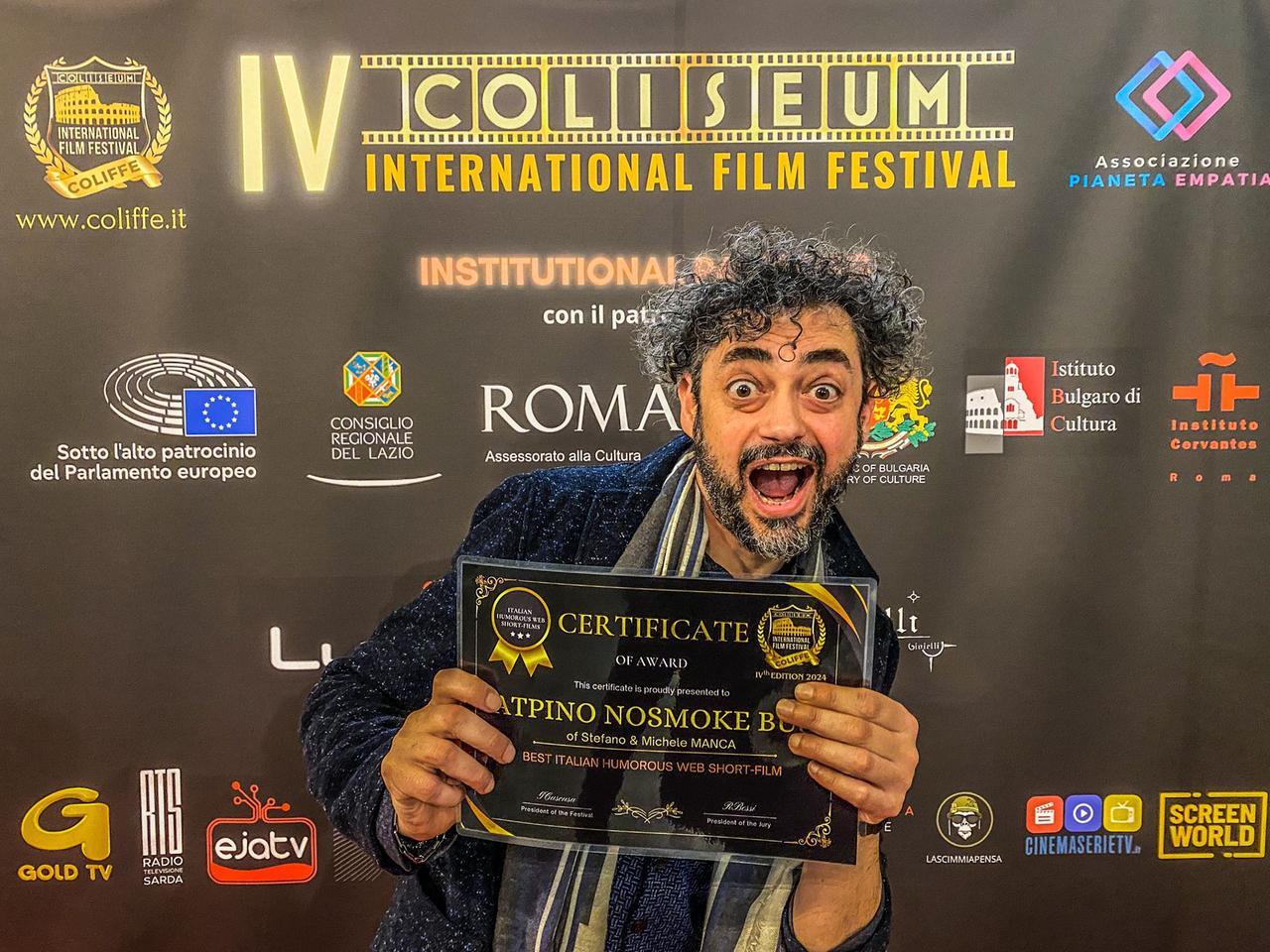 Atp Sassari e “ATPino’s” trionfano al IV Coliseum International Film Festival di Roma