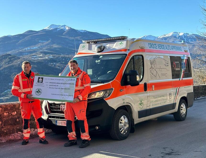La Fondazione Manodori dona un’ambulanza alla Croce Verde Alto Appennino