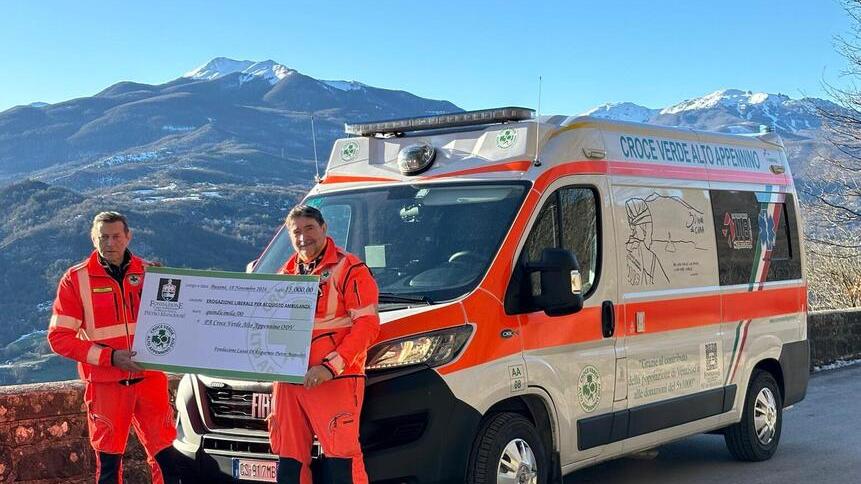 La Fondazione Manodori dona un’ambulanza alla Croce Verde Alto Appennino