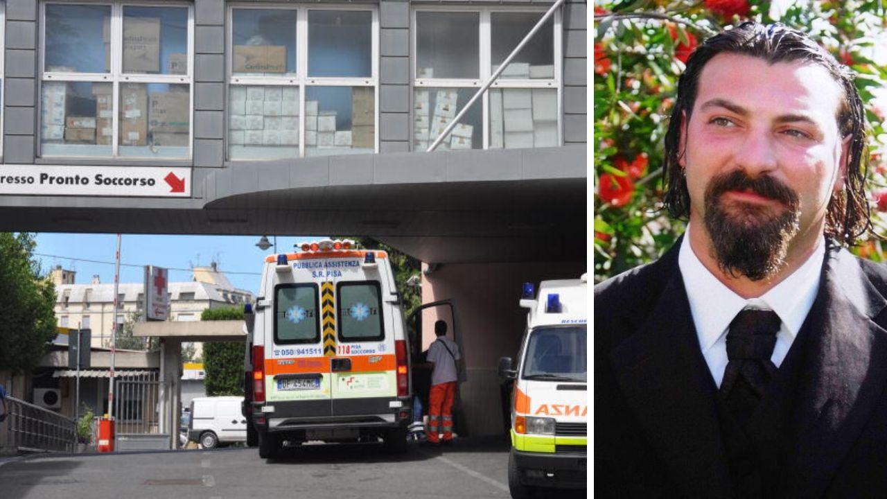 Il pronto soccorso (foto d'archivio) e l'imprenditore