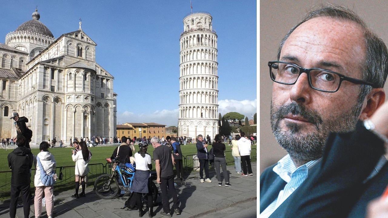 
	La torre di Pisa e Dario Danti, assessore a Firenze

