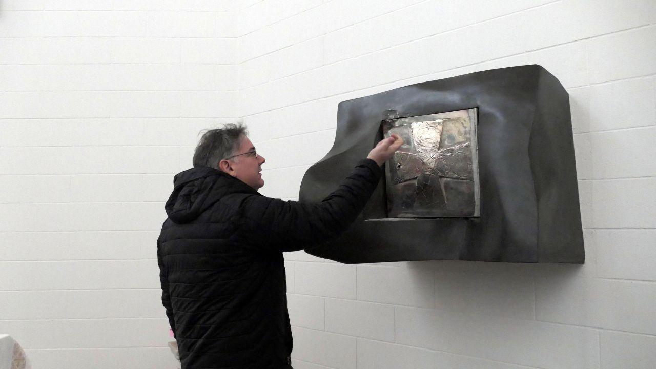 
	Il tabernacolo forzato dai ladri (foto Paglianti)

