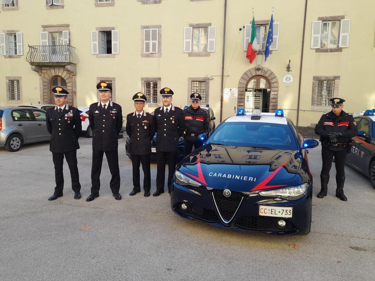 Carabinieri, il report su Lucca: in crescita arresti e denunce nel 2024