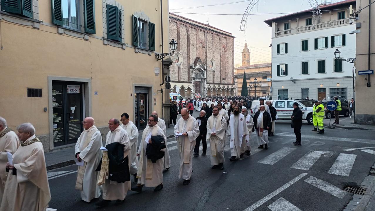 La processione verso il Duomo