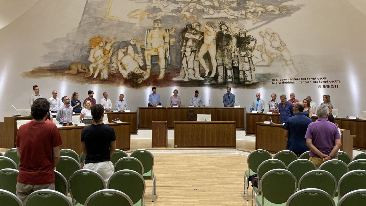 
	Una seduta del consiglio comunale di Cecina (foto d&rsquo;archivio)

