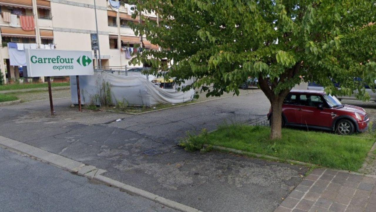 La zona della rapina