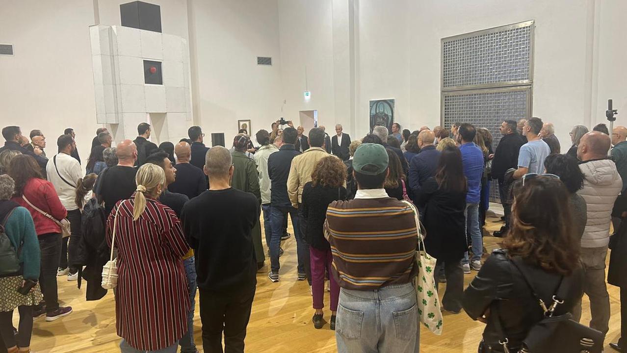 L'inaugurazione della mostra Kolossòi a ottobre