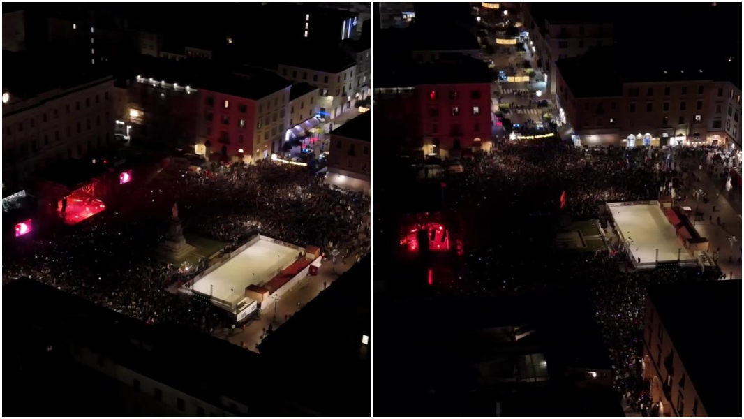 Il Capodanno di Sassari visto dal drone fa il giro del web – VIDEO