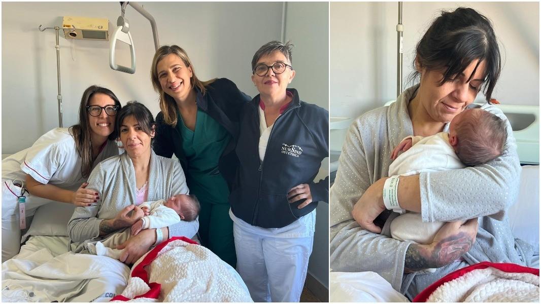 Sassari, è Aurora la prima nata del 2025