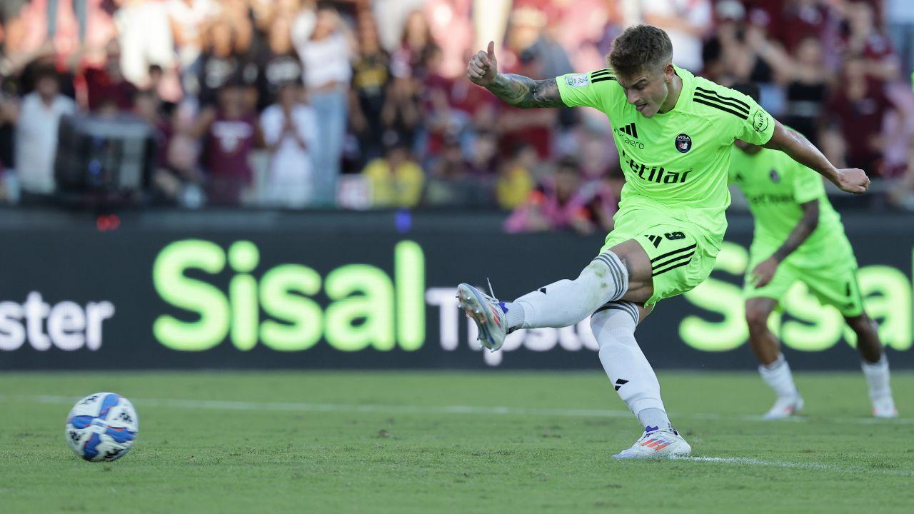 L’attaccante nerazzurro Nicholas Bonfanti