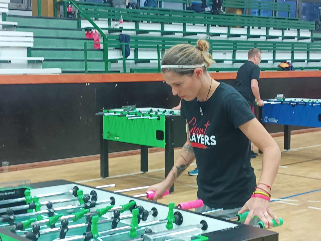 La bulgara Veronika Mincheva alla corte de La Calcio Balilla Sport di Brescello