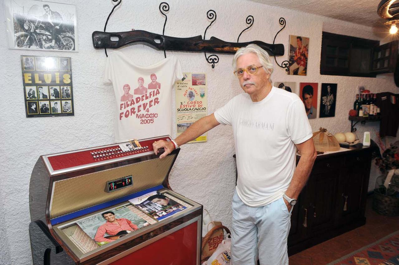 
	Aldo Agroppi nella sua casa (foto Paolo Barlettani)

