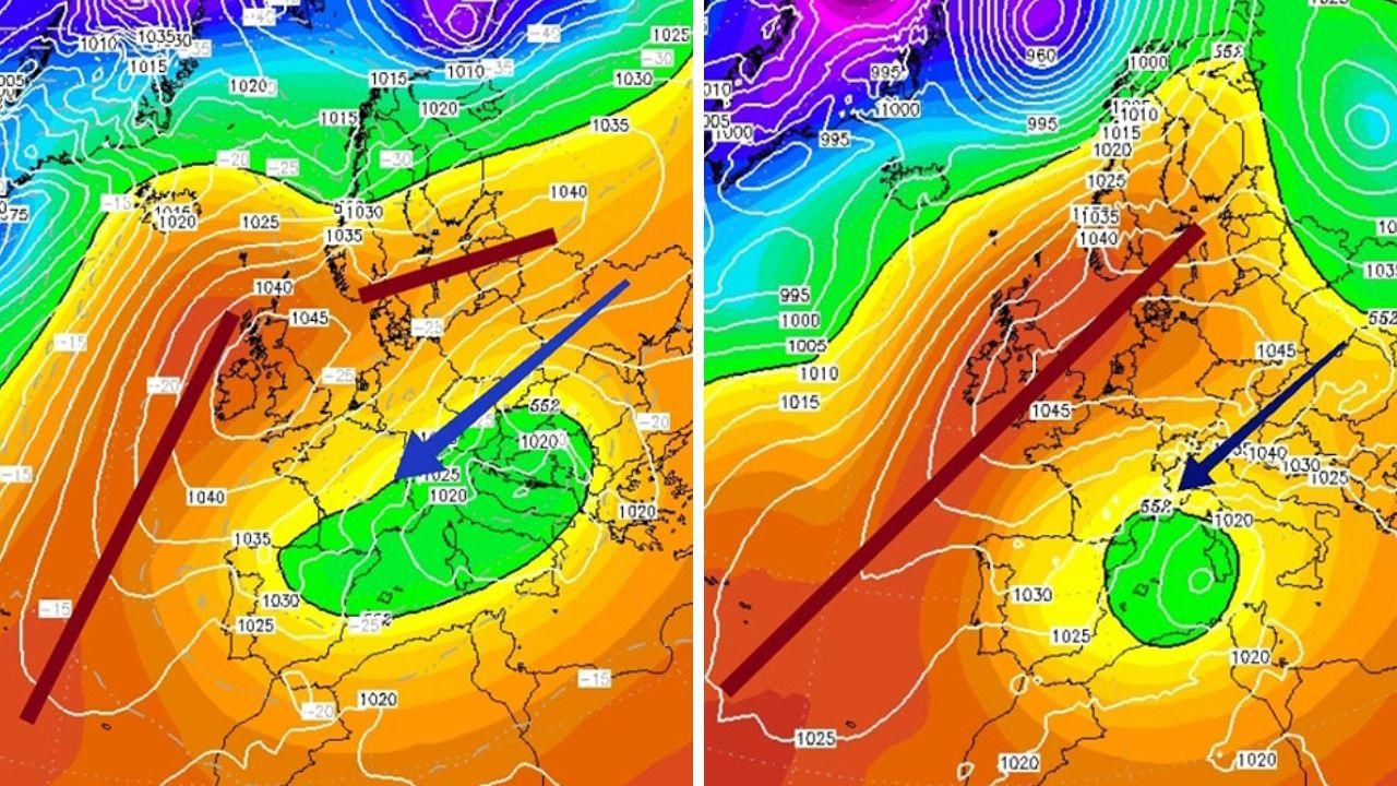 
	La situazione prevista in Italia il 12 e 13 gennaio (Elaborazione Cmt)

