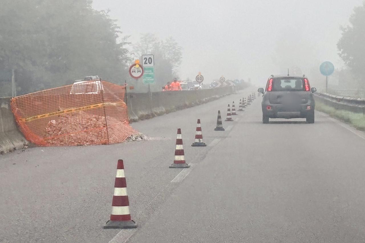 Ancora lavori in Super: in zona Campolungo si viaggia su una corsia