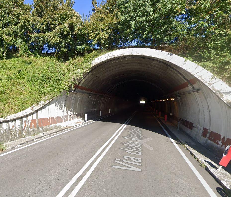 Statale 63, gallerie Nauleto e Casaleo chiuse di notte per lavori