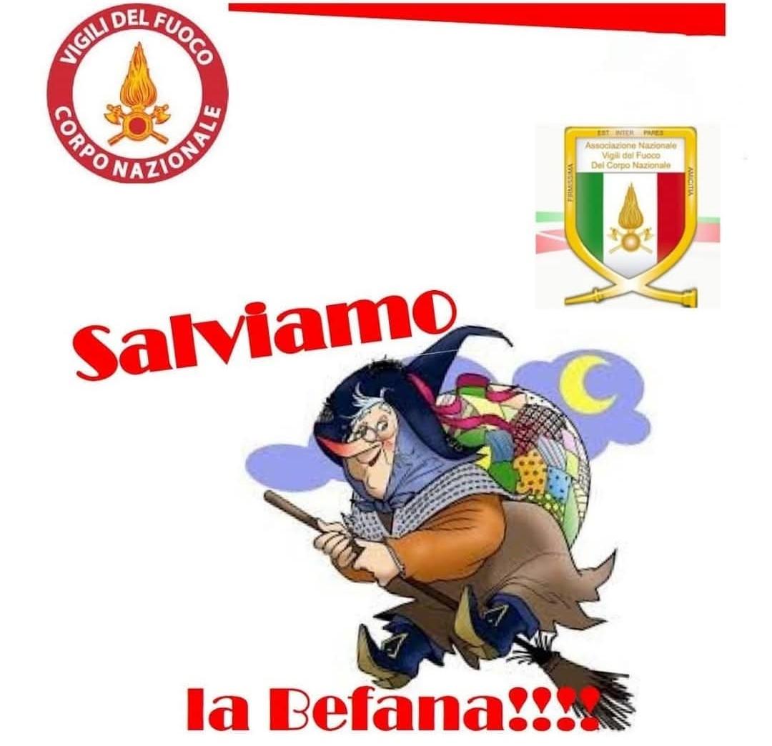 Torna la Befana dei vigili del fuoco