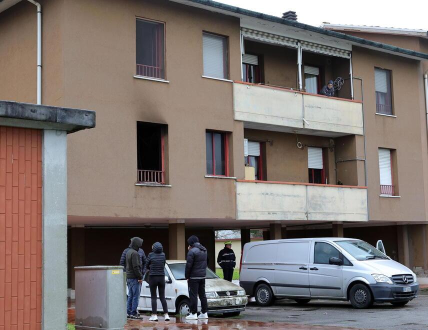 
	L'intervento dei soccorritori in via Aldo Moro a Castelfranco di Sotto&nbsp;(foto Silvi)

