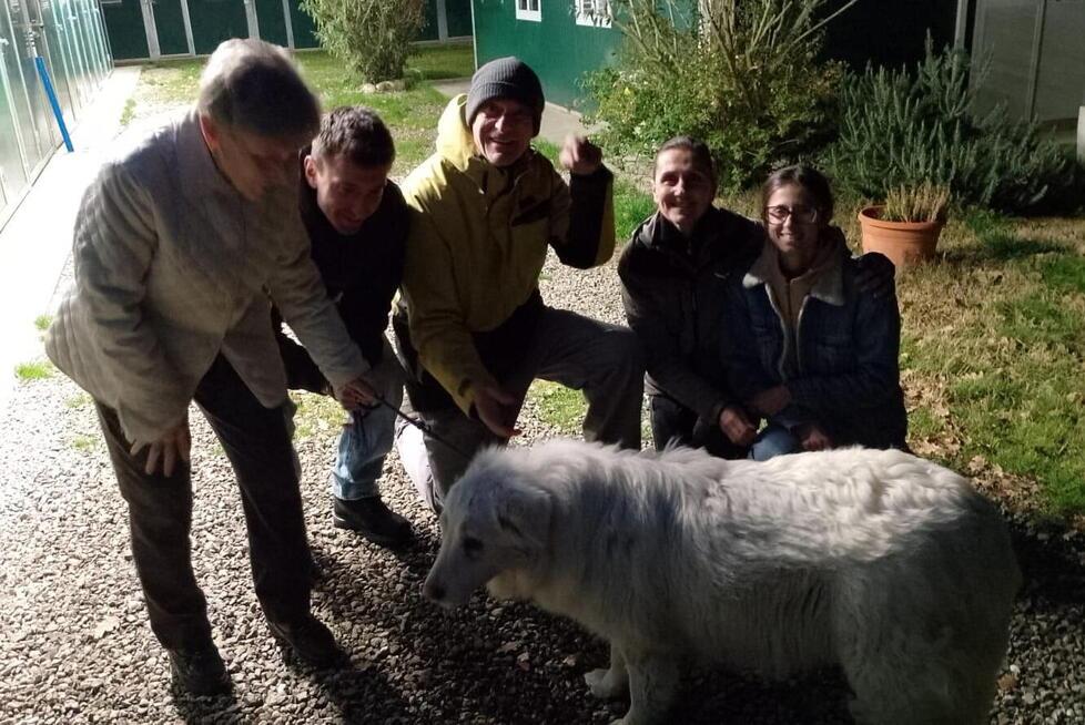 
	Mim&igrave; nel canile di Lajatico con i volontari

