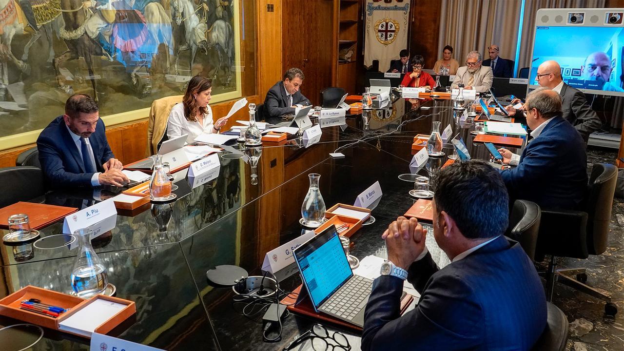 Una riunione di giunta 