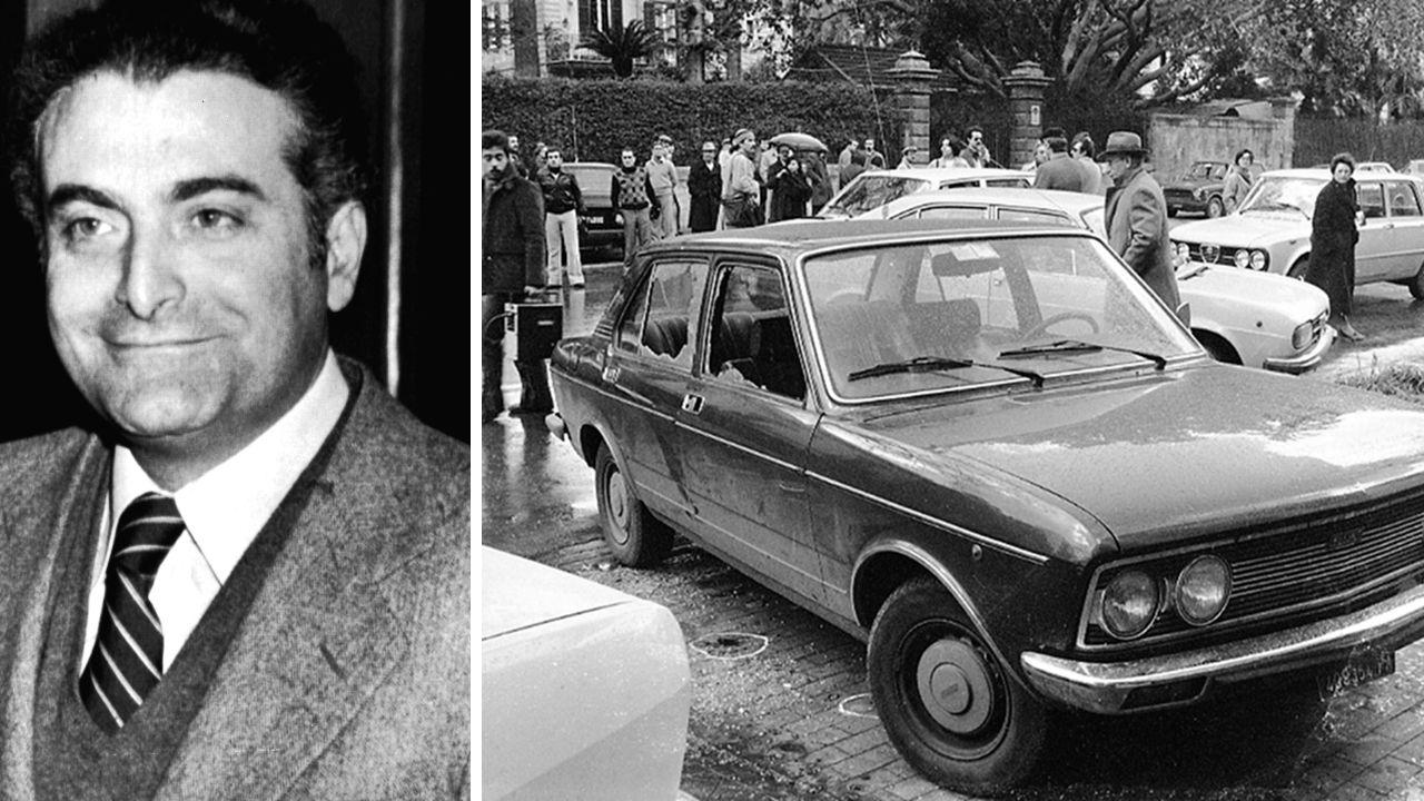 
	Piersanti Mattarella e la macchina dove venne raggiunto dai killer

