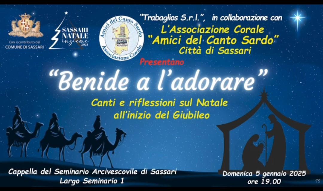 Sassari, con “Benide a l’adorare” si inaugura il Giubileo