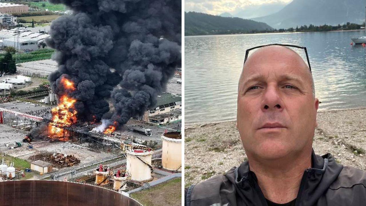 
	L'esplosione e il camionista gravemente ustionato

